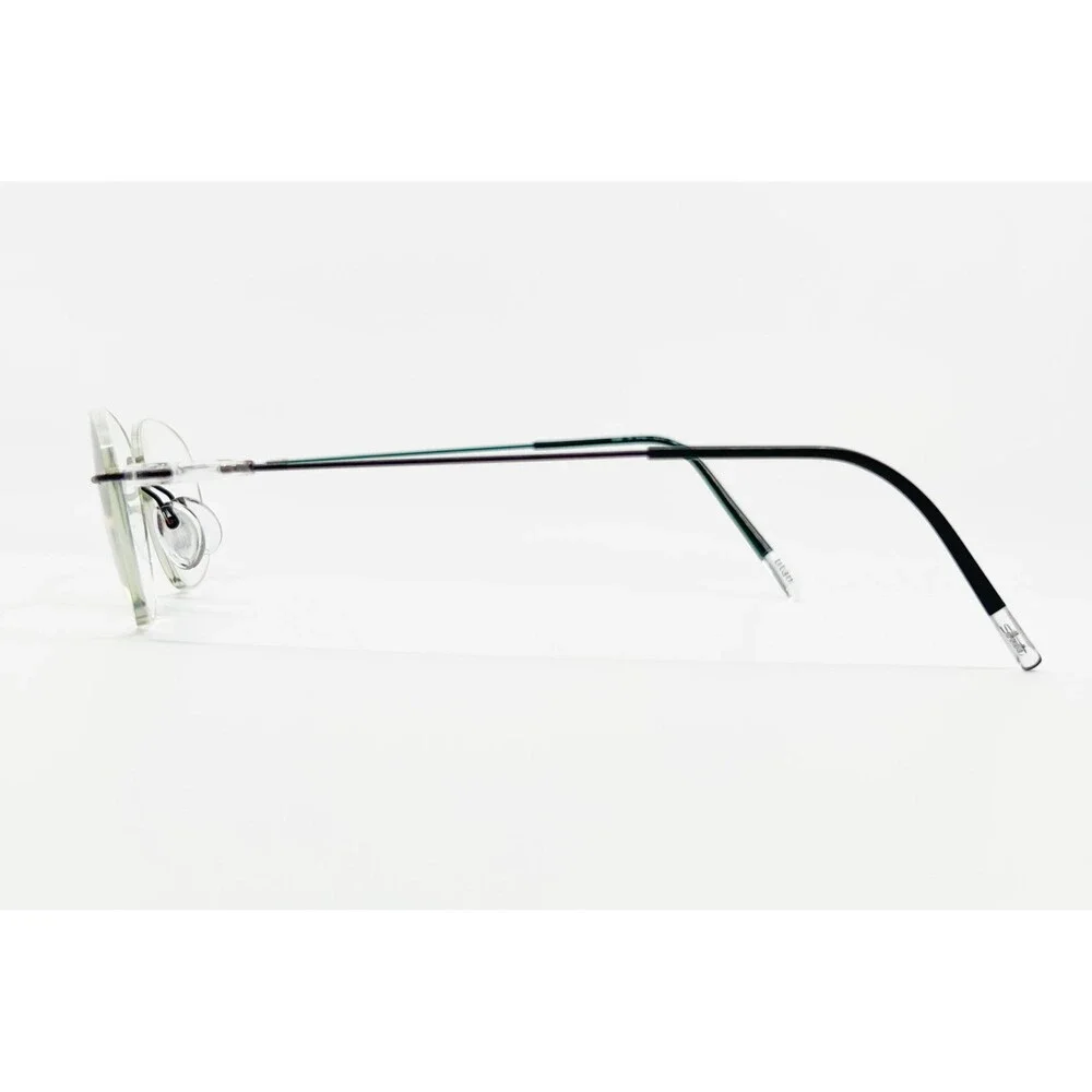 Silhouette Eyeglasses Mens Black Rimless Titan Lightweight Austria 51-17-140